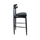 Banqueta Alta de Madera HW Hanna – Color Negra