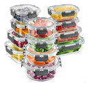 Set x12 Tápers Herméticos de Vidrio – Multiuso