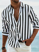 Leblanc™ | Camisa ligera de rayas para verano
