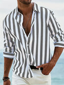 Leblanc™ | Camisa ligera de rayas para verano