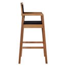 Banqueta de Madera Anice con Cuerda Negra – Tela Acquablock