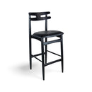 Banqueta Alta de Madera HW Hanna – Color Negra