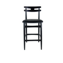 Banqueta Alta de Madera HW Hanna – Color Negra